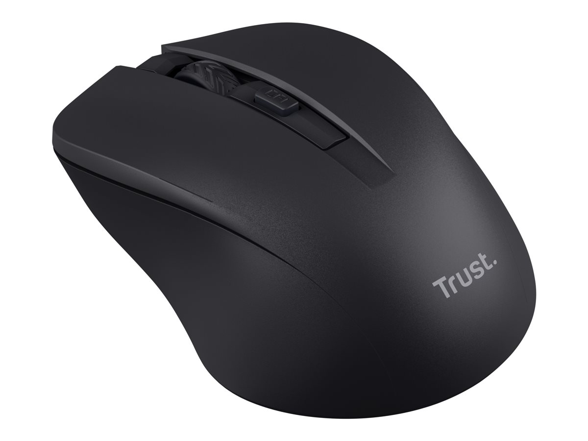 Rato Trust Mydo Sem Fios Silencioso Ambidestro Preto - Imagem 2