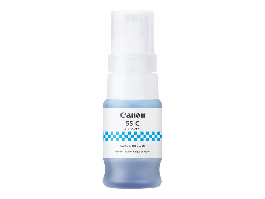 Garrafa de Tinta Canon GI 55 C Cyan 40 ml Original