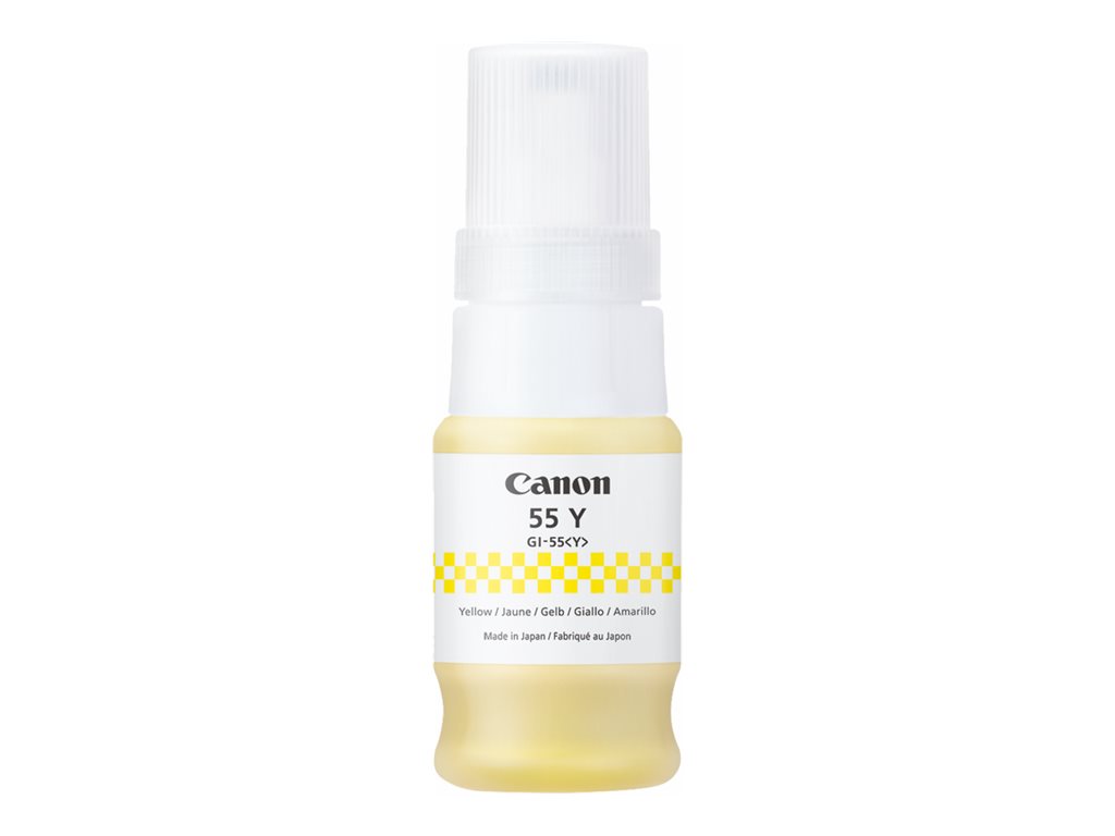 Recarga de Tinta Canon GI 55 Y Amarelo 40ml Original