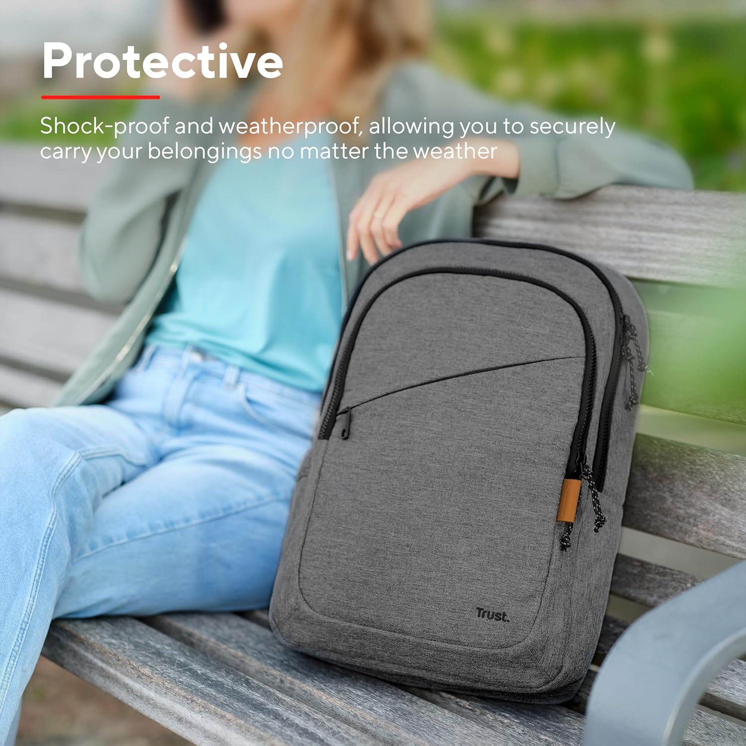 Trust Avana - Bolsa para transporte de notebook - amigo do ambiente - 16" - cinza - Imagem 5