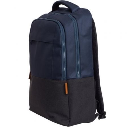 Bolsa para Portátil TRUST LISBOA 16" Azul Escuro/Cinzento Escuro Poliéster RPET ECO Topload Durável - Imagem 2