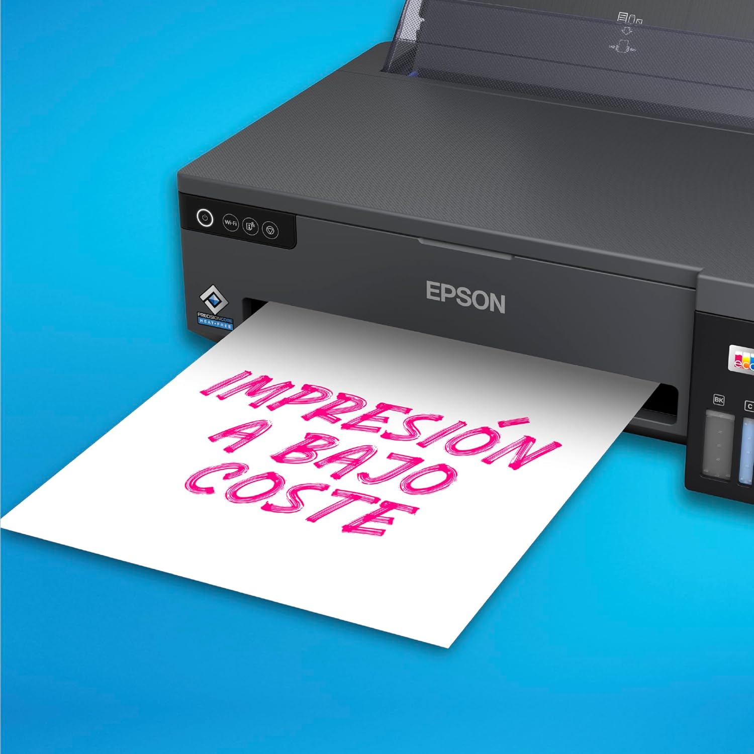 Epson EcoTank ET-14100 - Impressora - a cores - jacto de tinta - ITS - A3 - 4800 x 1200 ppp - até 15 ppm (mono) / até 8 ppm (cor) - capacidade: 100 folhas - USB, Wi-Fi - preto - Imagem 5