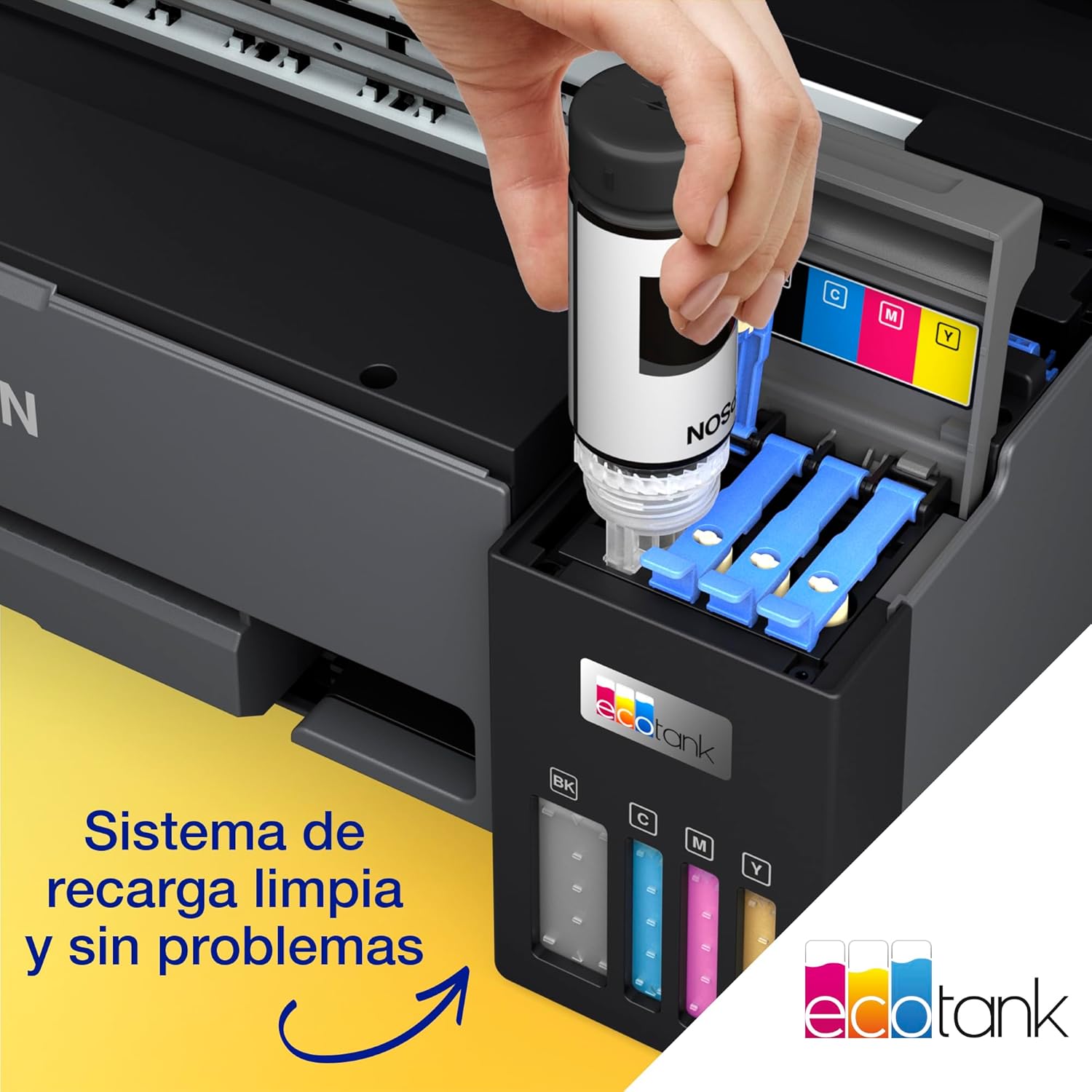 Epson EcoTank ET-14100 - Impressora - a cores - jacto de tinta - ITS - A3 - 4800 x 1200 ppp - até 15 ppm (mono) / até 8 ppm (cor) - capacidade: 100 folhas - USB, Wi-Fi - preto - Imagem 10