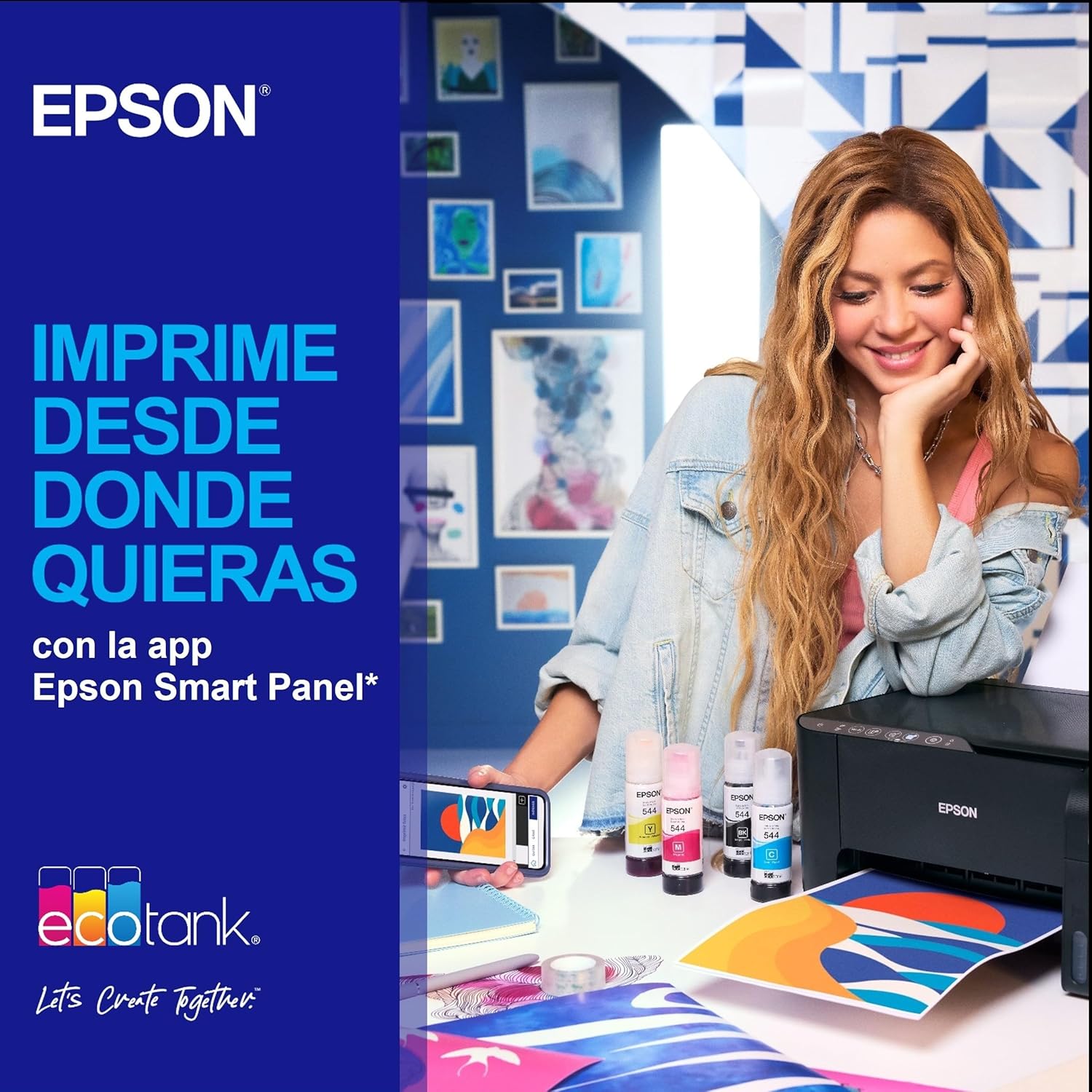 Epson EcoTank ET-14100 - Impressora - a cores - jacto de tinta - ITS - A3 - 4800 x 1200 ppp - até 15 ppm (mono) / até 8 ppm (cor) - capacidade: 100 folhas - USB, Wi-Fi - preto - Imagem 8