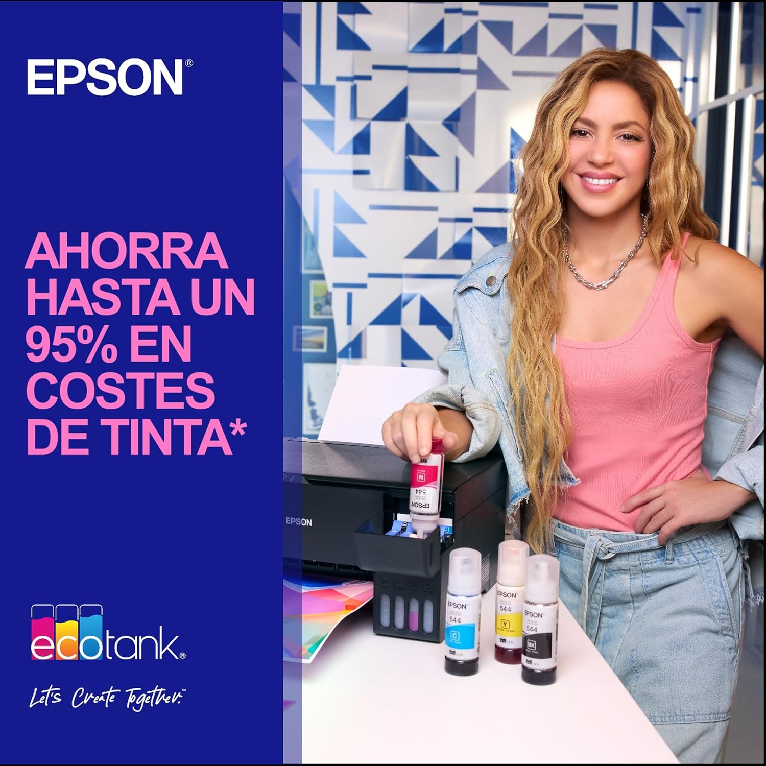 Epson EcoTank ET-14100 - Impressora - a cores - jacto de tinta - ITS - A3 - 4800 x 1200 ppp - até 15 ppm (mono) / até 8 ppm (cor) - capacidade: 100 folhas - USB, Wi-Fi - preto - Imagem 6
