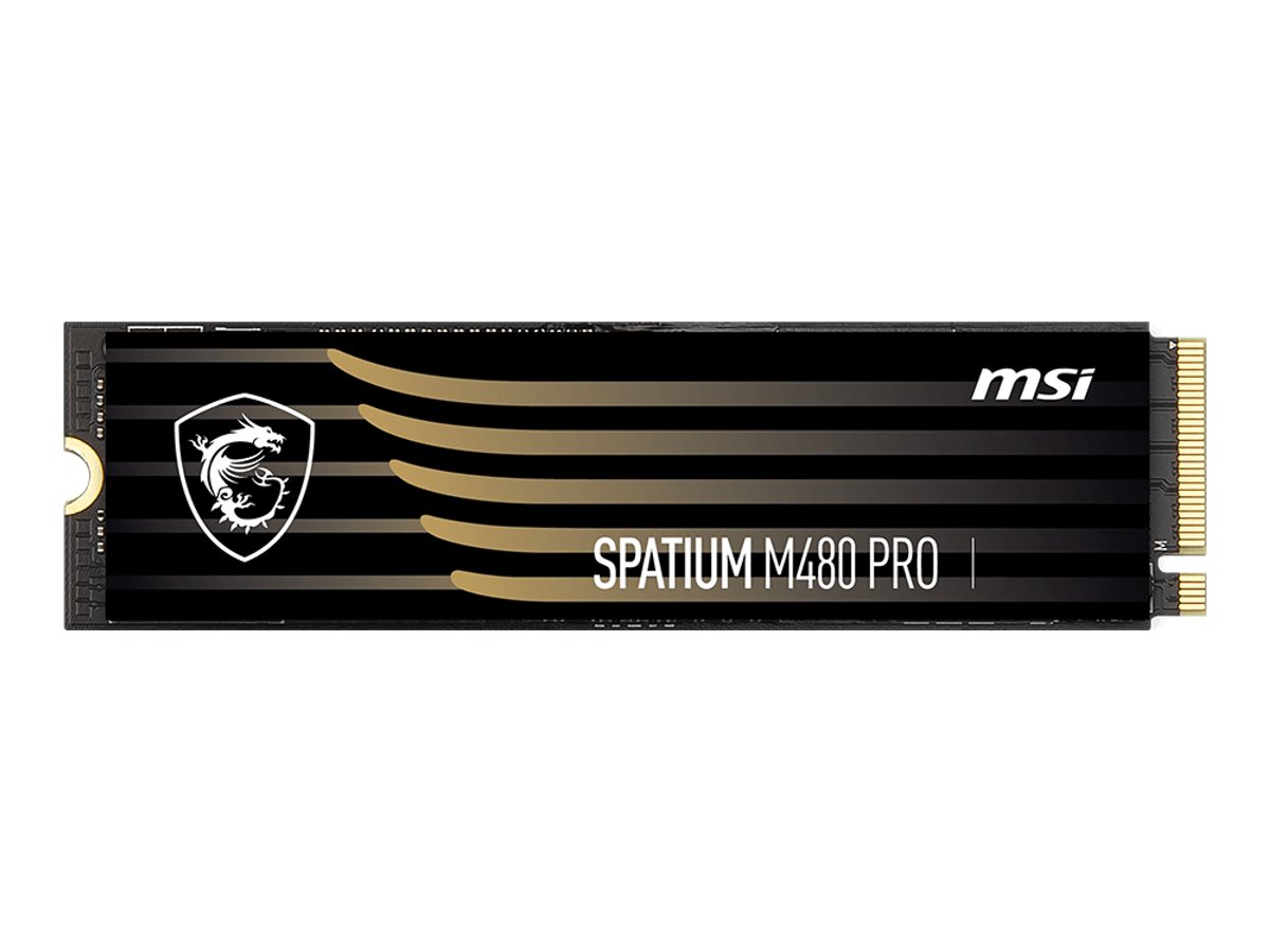 SSD MSI SPATIUM M480 PRO 1 TB PCIe 4.0 AES 256-bit - Imagem 1