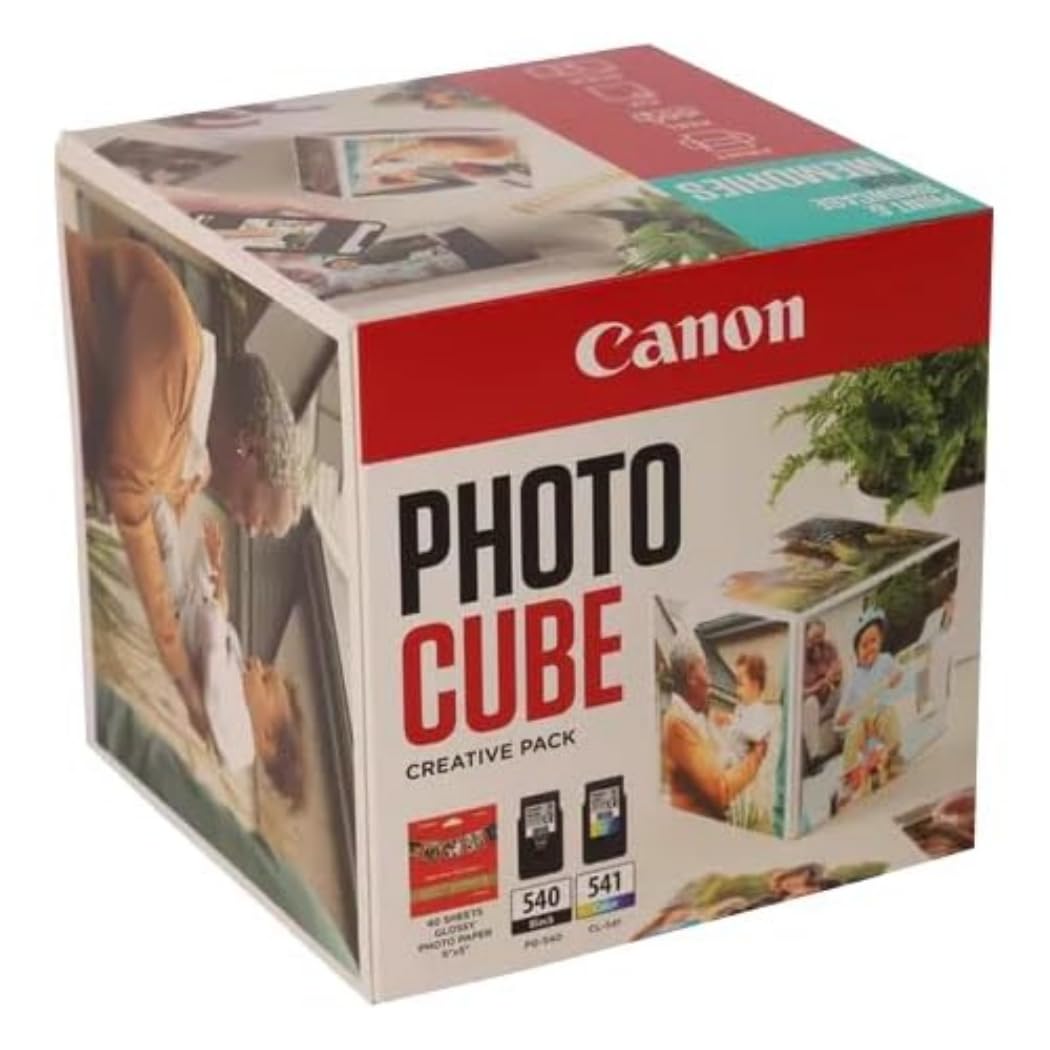 Kit Cartuchos de Tinta CANON PG-540/CL-541 Kit Criativo Photo Cube Branco Azul - Imagem 1