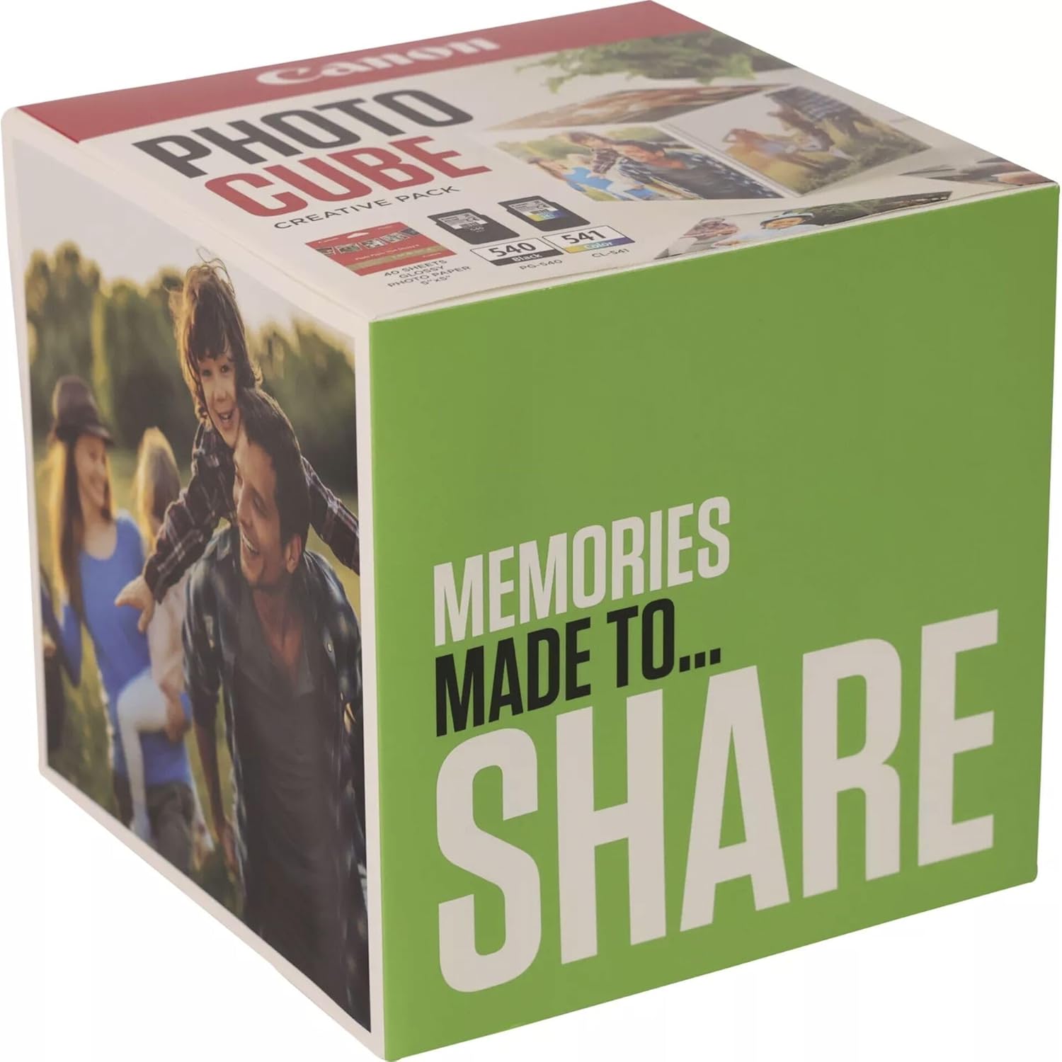 Cartucho de Tinta CANON PG-540/CL-541 Kit Criativo Photo Cube Branco e Verde - Imagem 2