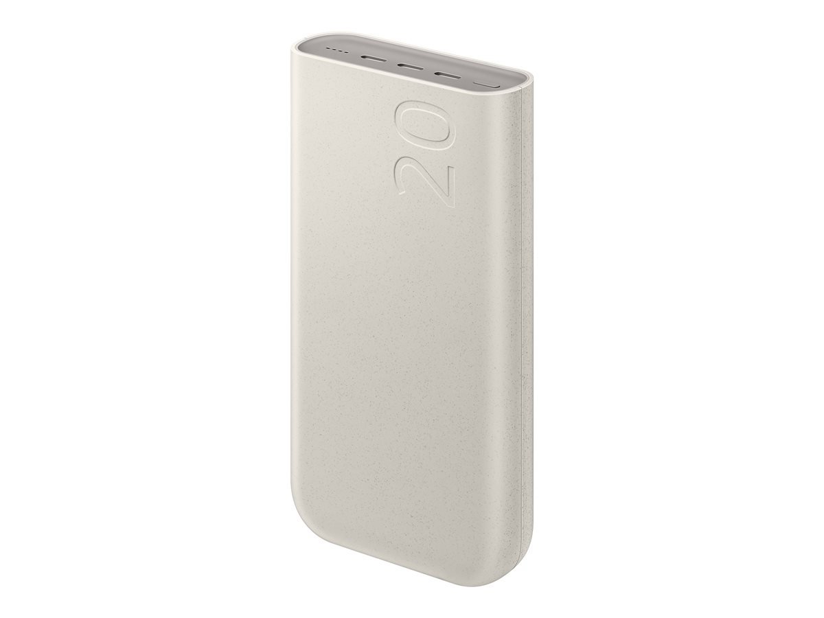 Carregador Portátil Samsung 20000mAh 25W Carga Rápida Bege - Imagem 3