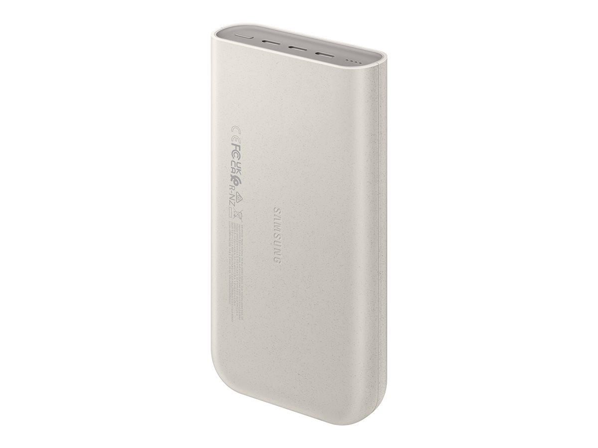 Carregador Portátil Samsung 20000mAh 25W Carga Rápida Bege - Imagem 2