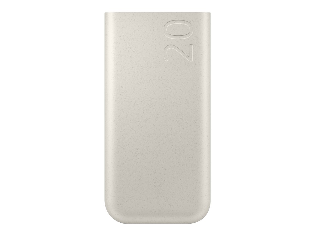 Carregador Portátil Samsung 20000mAh 25W Carga Rápida Bege - Imagem 4