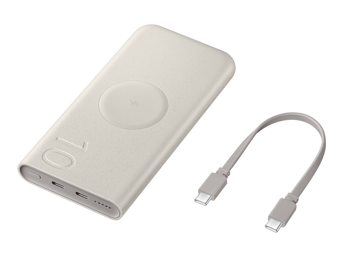 Carregador Portátil Samsung 10000 mAh 25W Fast Charge Bege - Imagem 7