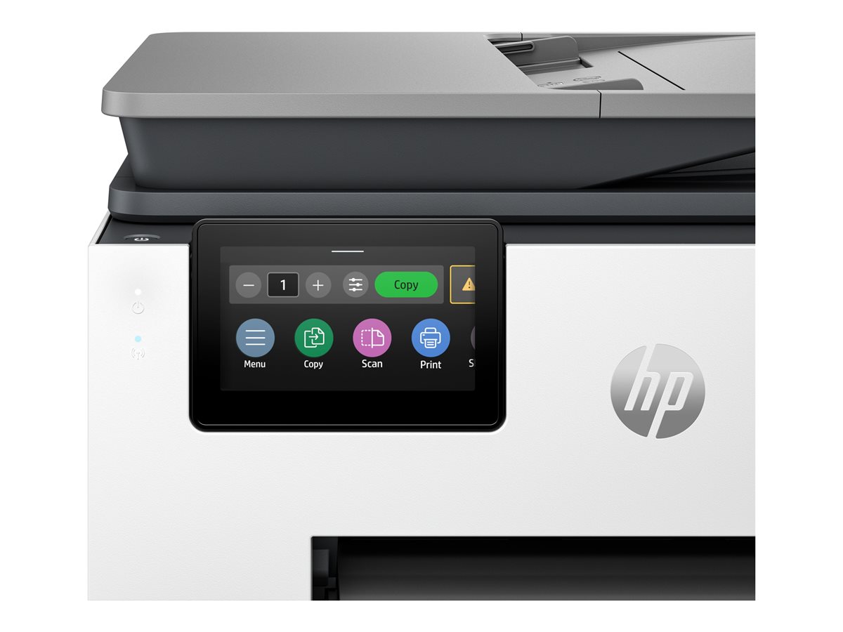 HP Officejet Pro 9132e All-in-One - Impressora multi-funções - a cores - jacto de tinta - Legal (216 x 356 mm) (original) - A4/Legal (media) - até 23 ppm (cópia) - até 25 ppm (impressão) - 500 folhas - 33.6 Kbps - USB 2.0, USB 2.0 host, Wi-Fi(ac), Bluetooth, LAN - cimento - Imagem 2