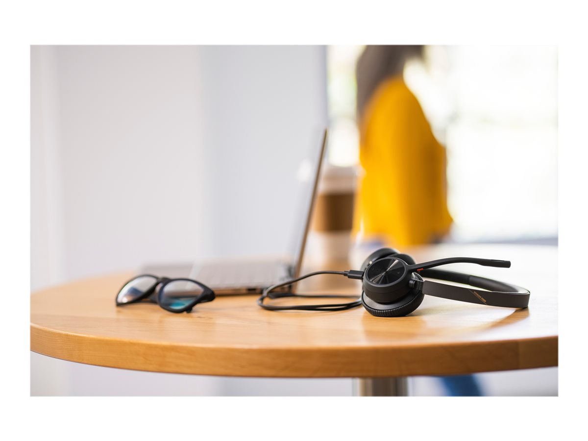 Auscultadores HP Poly Voyager 4320-M Sem Fios Preto Teams Zoom - Imagem 6