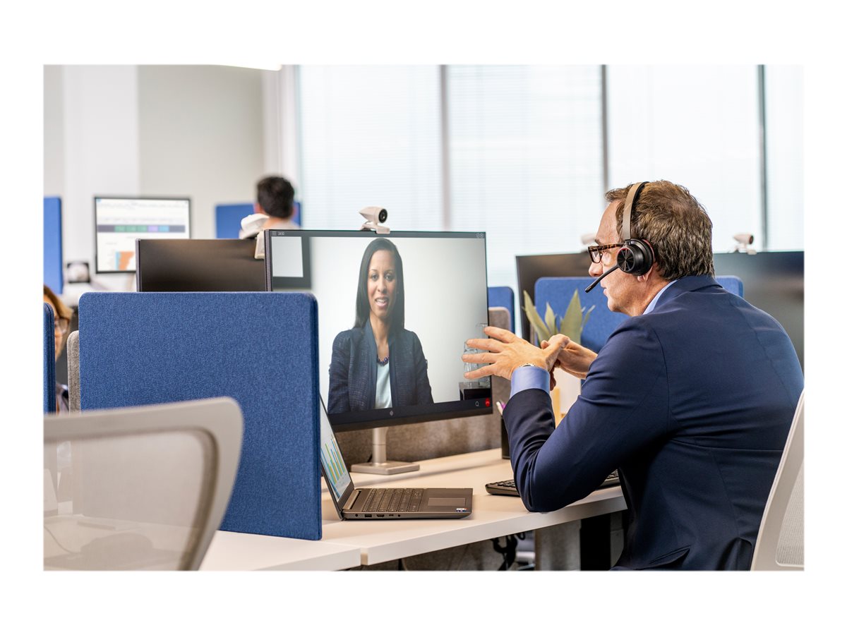 Auscultadores HP Poly Voyager 4320-M Sem Fios Preto Teams Zoom - Imagem 7