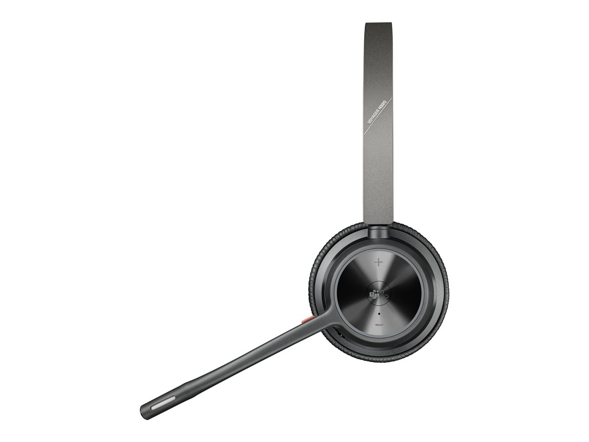 Headset HP Poly Voyager 4320-M Sem Fios Preto Teams Zoom - Imagem 8