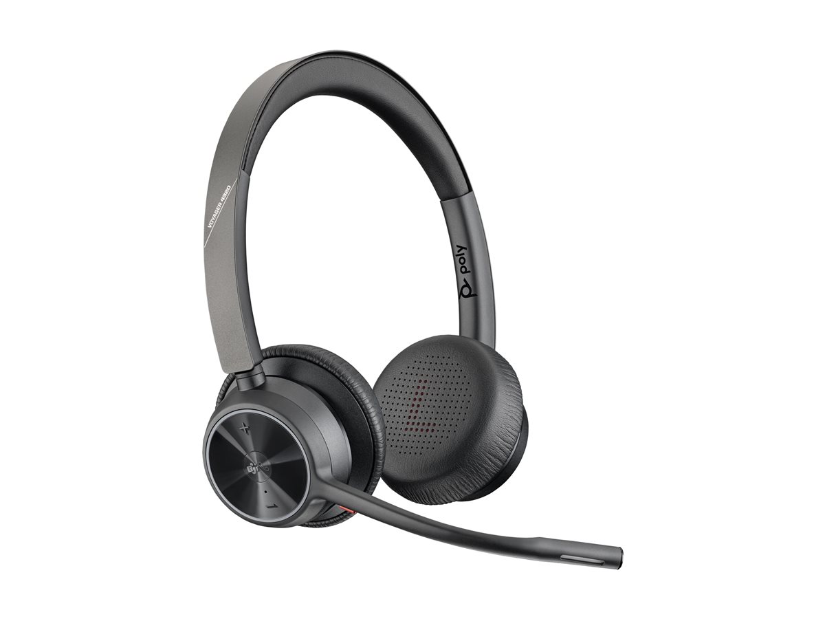 Headset HP Poly Voyager 4320-M Sem Fios Preto Teams Zoom - Imagem 9