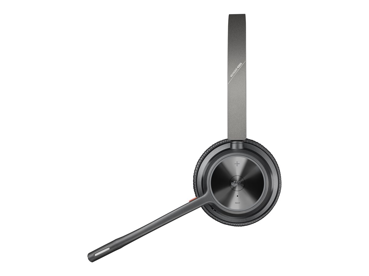 Headset HP Poly Voyager 4320-M Sem Fios Preto Teams Zoom - Imagem 5