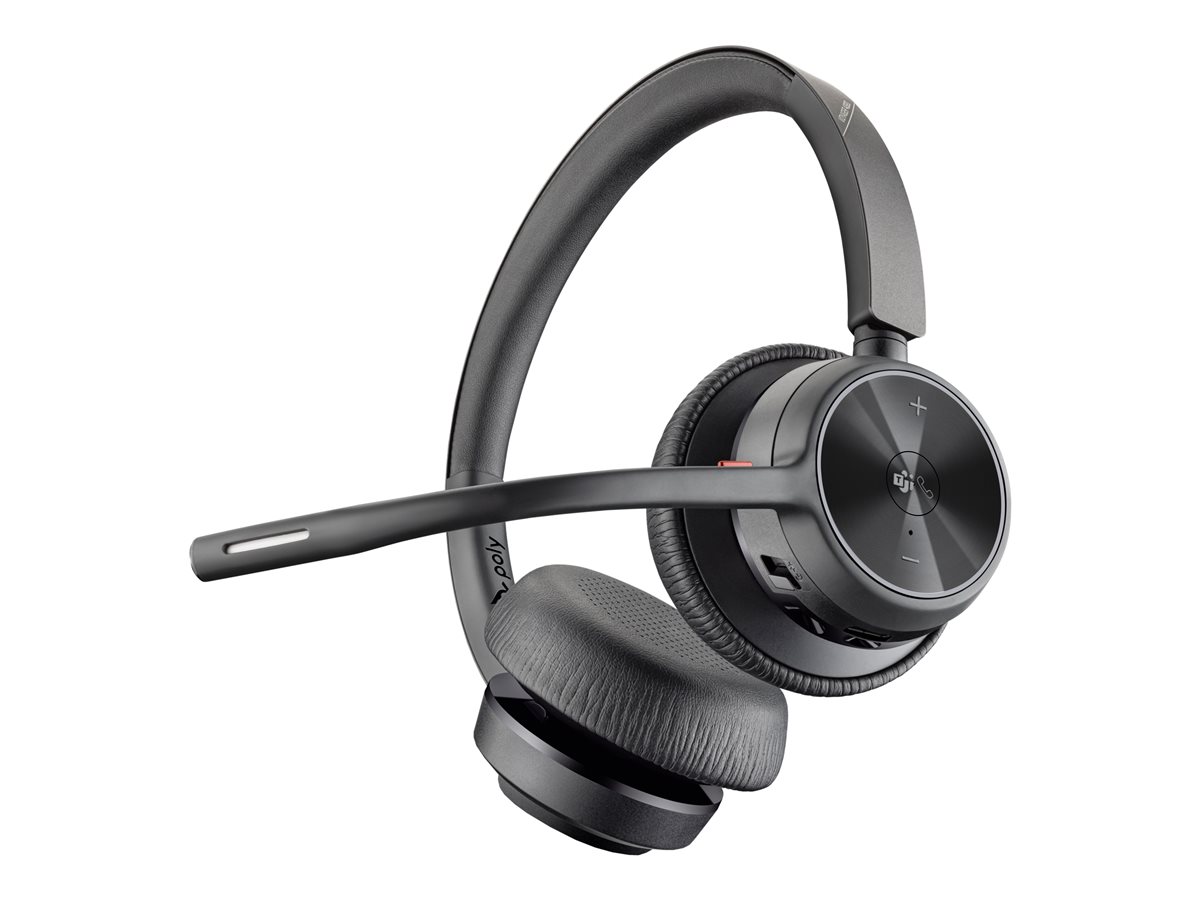 Headset HP Poly Voyager 4320-M Sem Fios Preto Teams Zoom - Imagem 6