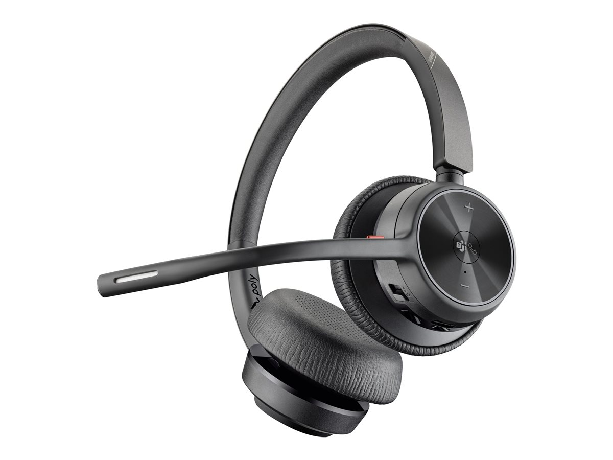 Headset HP Poly Voyager 4320-M Sem Fios Preto Teams Zoom - Imagem 4