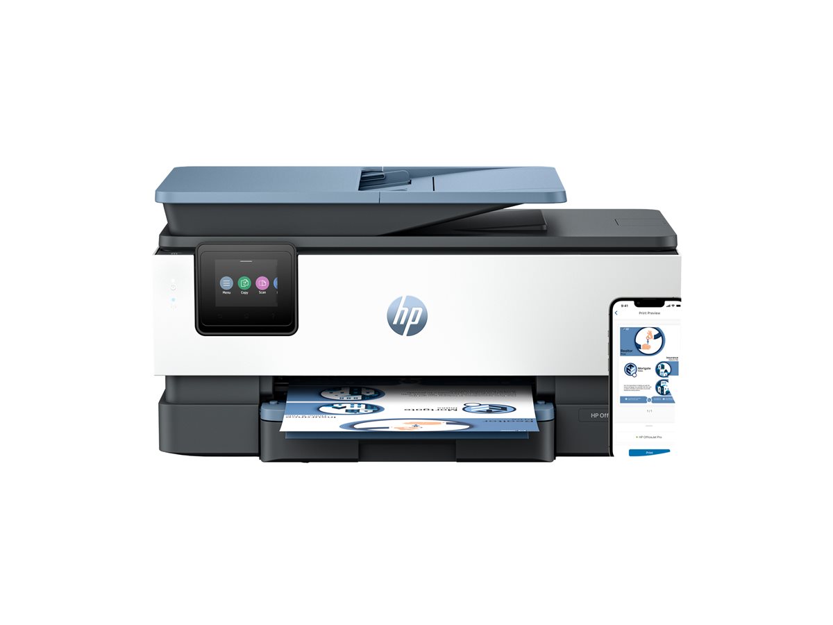 Impressora Multi HP Officejet Pro 8135e A4 Wi-Fi Azul Surf Escuro - Imagem 3