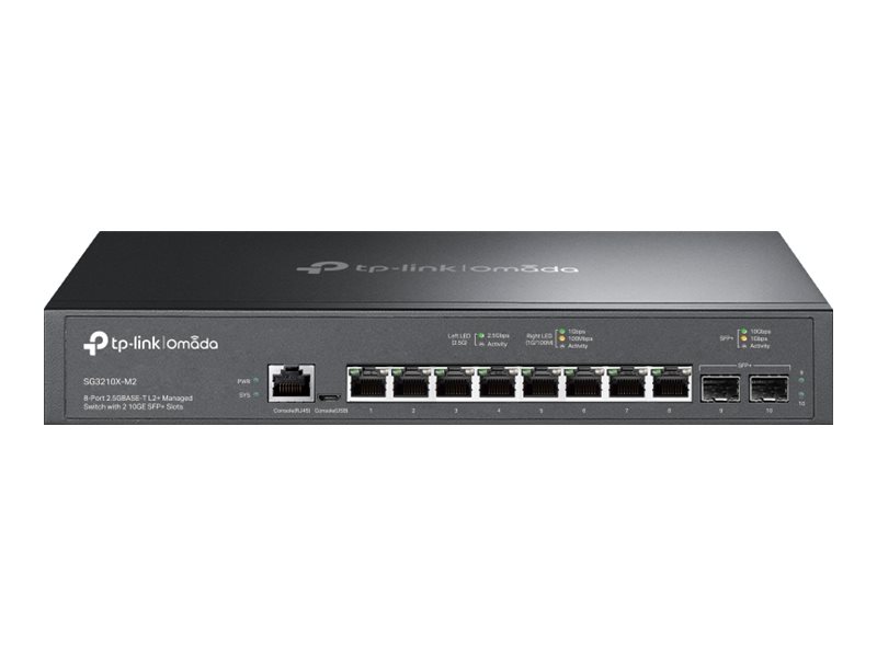 Switch TP-Link Omada SG3210X-M2 Gerido 8x 2.5G 2x 10G SFP+