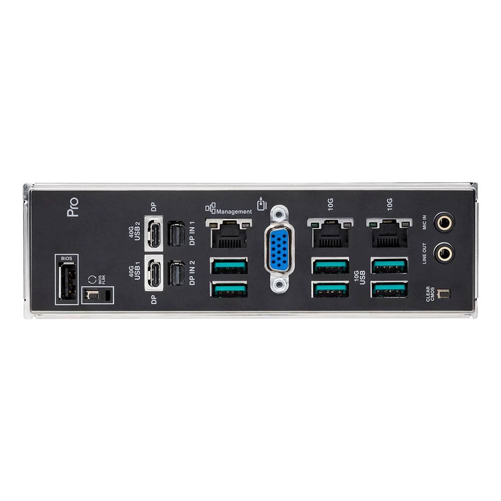 ASUS PRO WS WRX90E-SAGE SE - Placa-mãe - SSI EEB AST2600 - Socket sTR5 - AMD WRX90 Chipset - USB 3.2 Gen 1, USB-C 3.2 Gen 2x2, USB4 - Gigabit LAN - gráfico integrado (necessário CPU) - HD Audio (6-canais) - Imagem 7