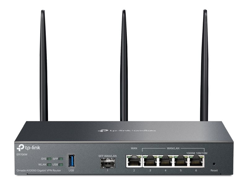 Router TP-Link Omada ER706W V1 Wi-Fi 6 Dual Band 6x WAN - Imagem 2