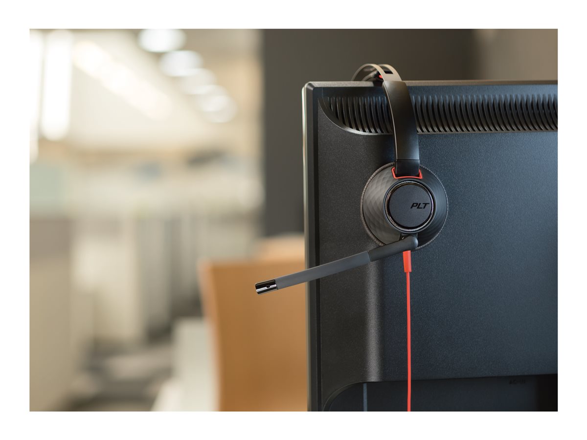 Headset Poly Blackwire 5220 Com Fio USB-C Preto Teams - Imagem 4