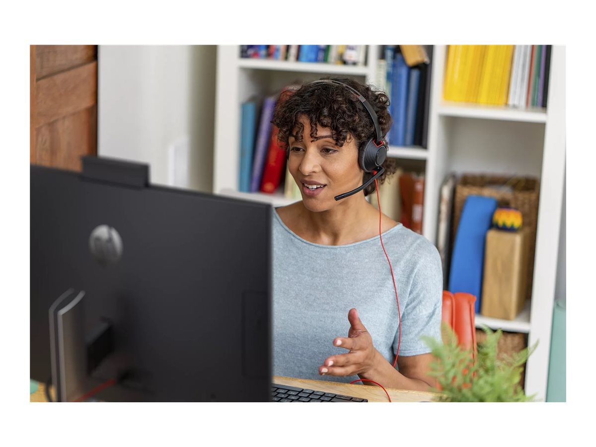 Headset Poly Blackwire 5220 Com Fio USB-C Preto Teams - Imagem 5
