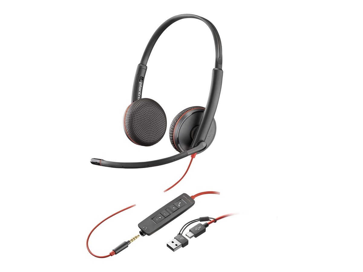 Headset Poly Blackwire 3225 Preto - Imagem 2