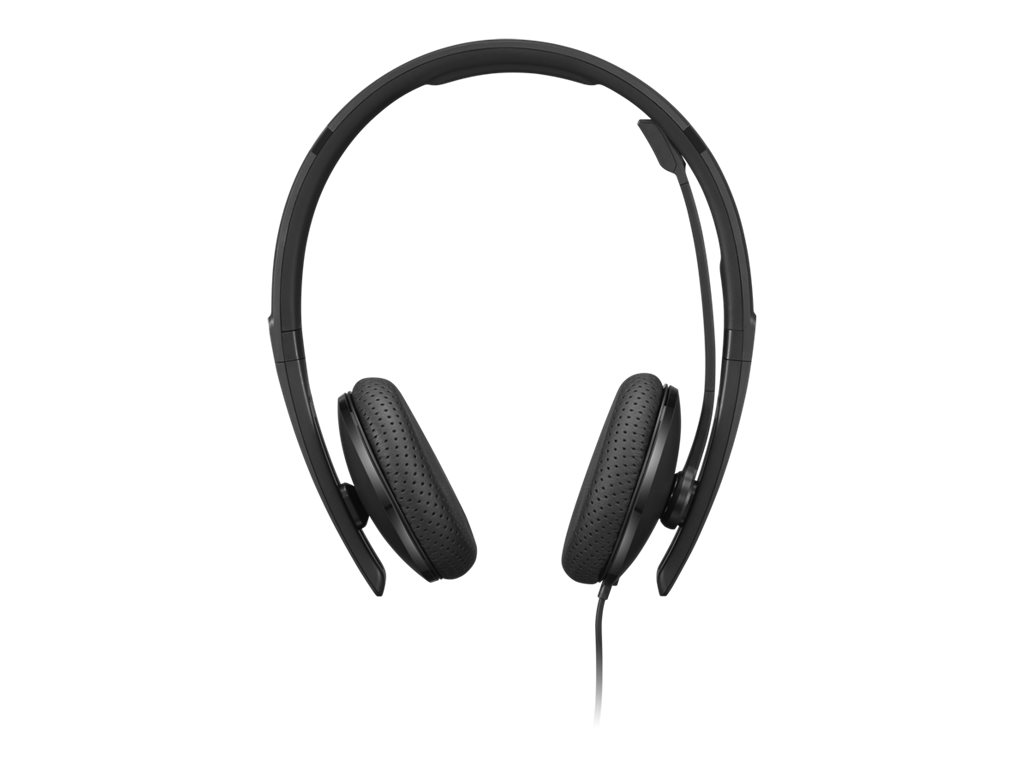Headset Lenovo VoIP USB-C Preto - Imagem 5