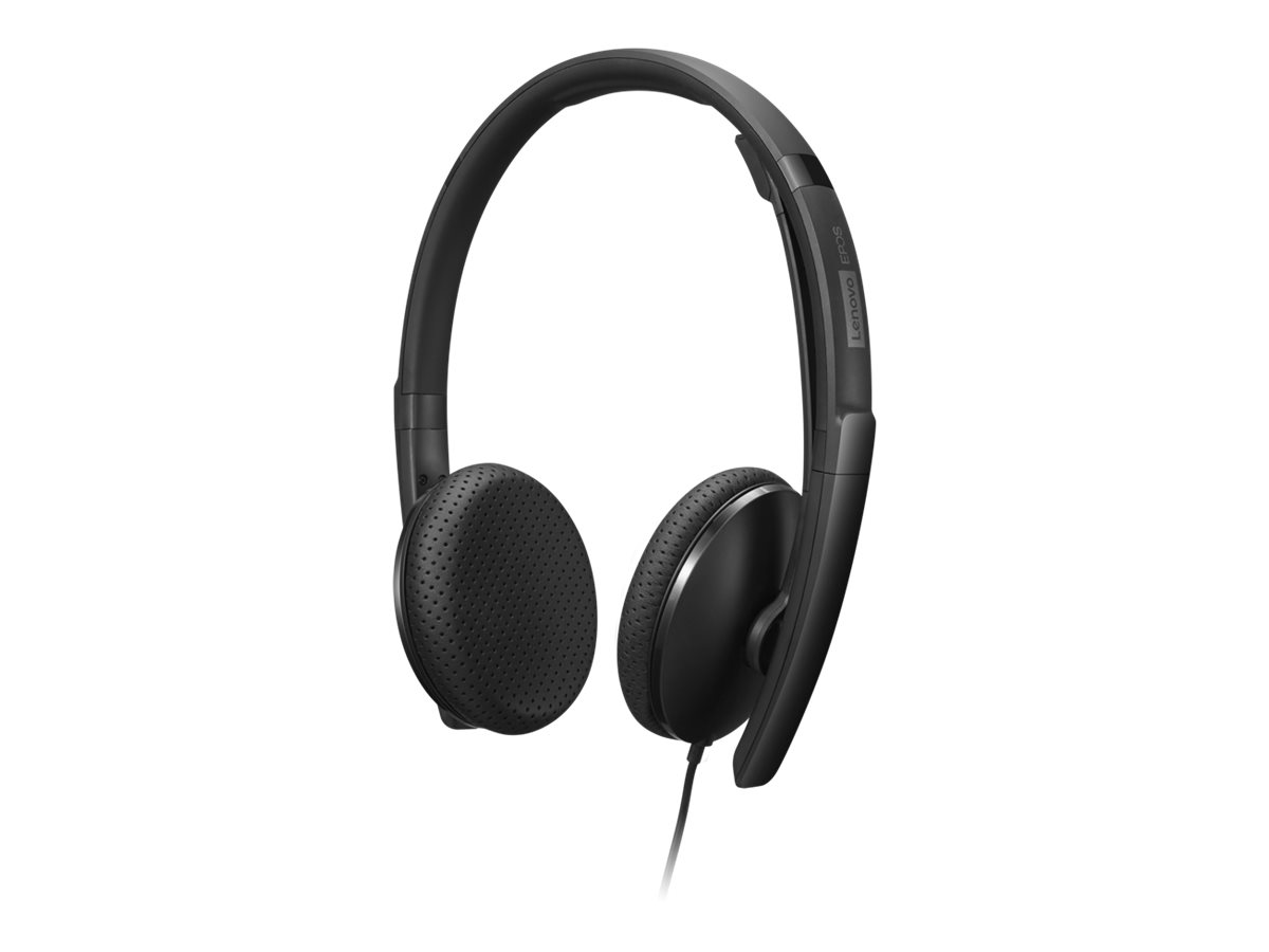 Headset Lenovo VoIP USB-C Preto - Imagem 8
