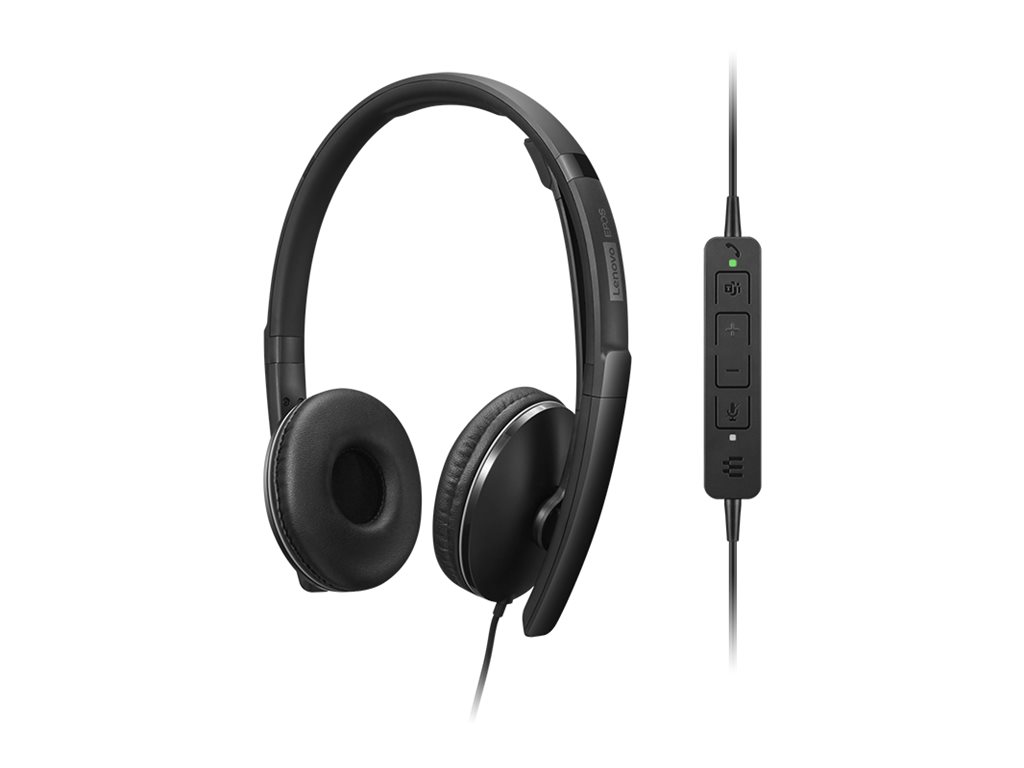 Auscultadores Lenovo Gen 2 No Ouvido USB-C Preto Teams - Imagem 6