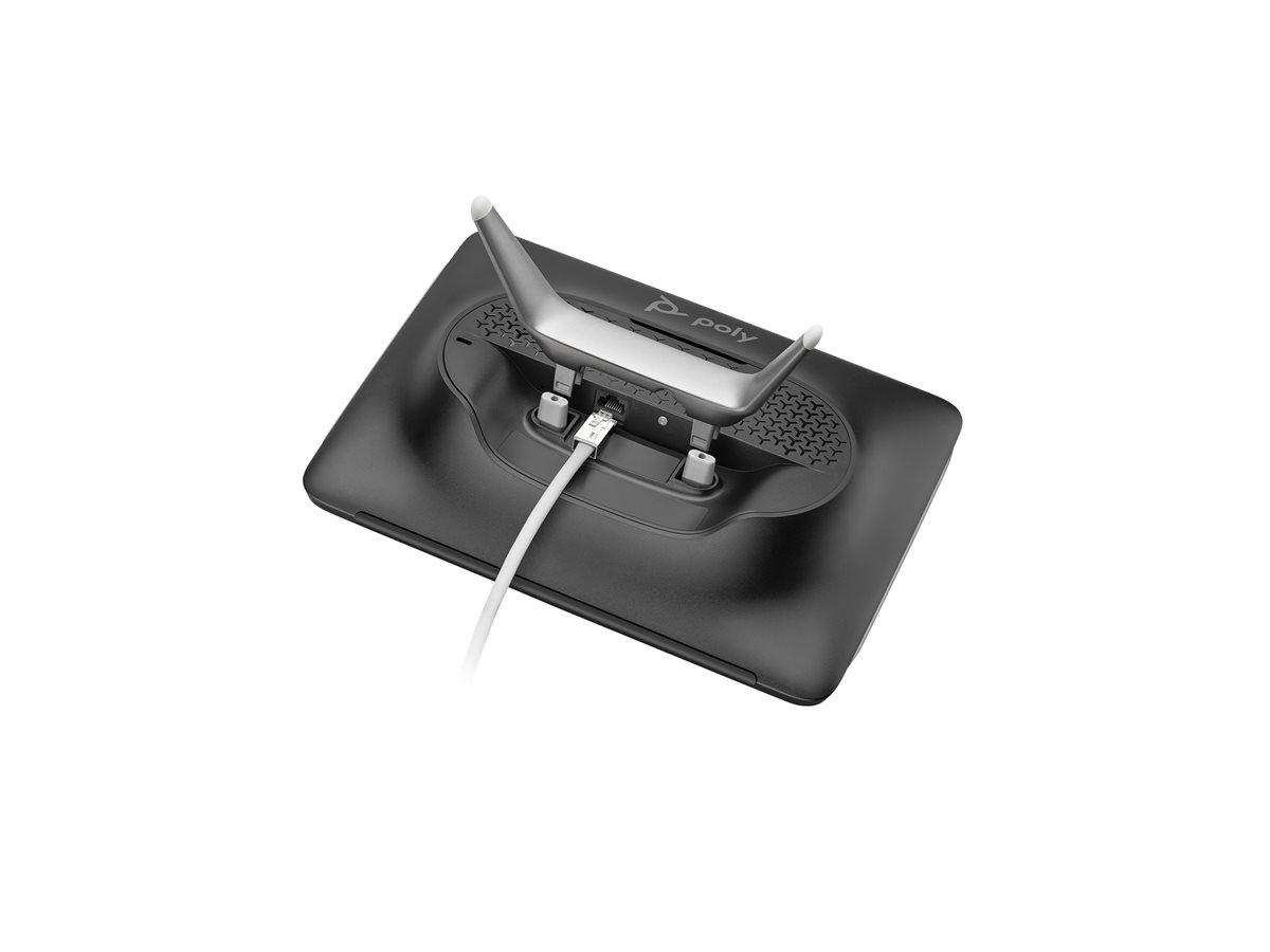 Controlador Toque HP Poly TC10 p/ Salas Zoom Tátil LED Montagem Parede S/ Cabo Alimentação Preto - Imagem 3