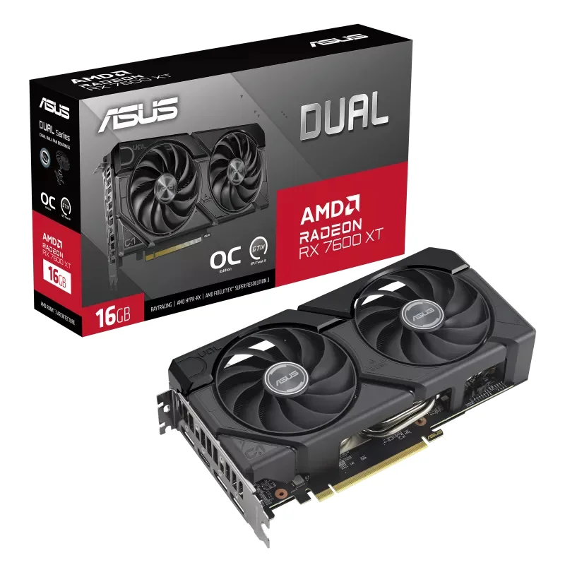 Placa Gráfica ASUS Dual Radeon RX 7600 XT OC Edition 16GB GDDR6 - Imagem 14