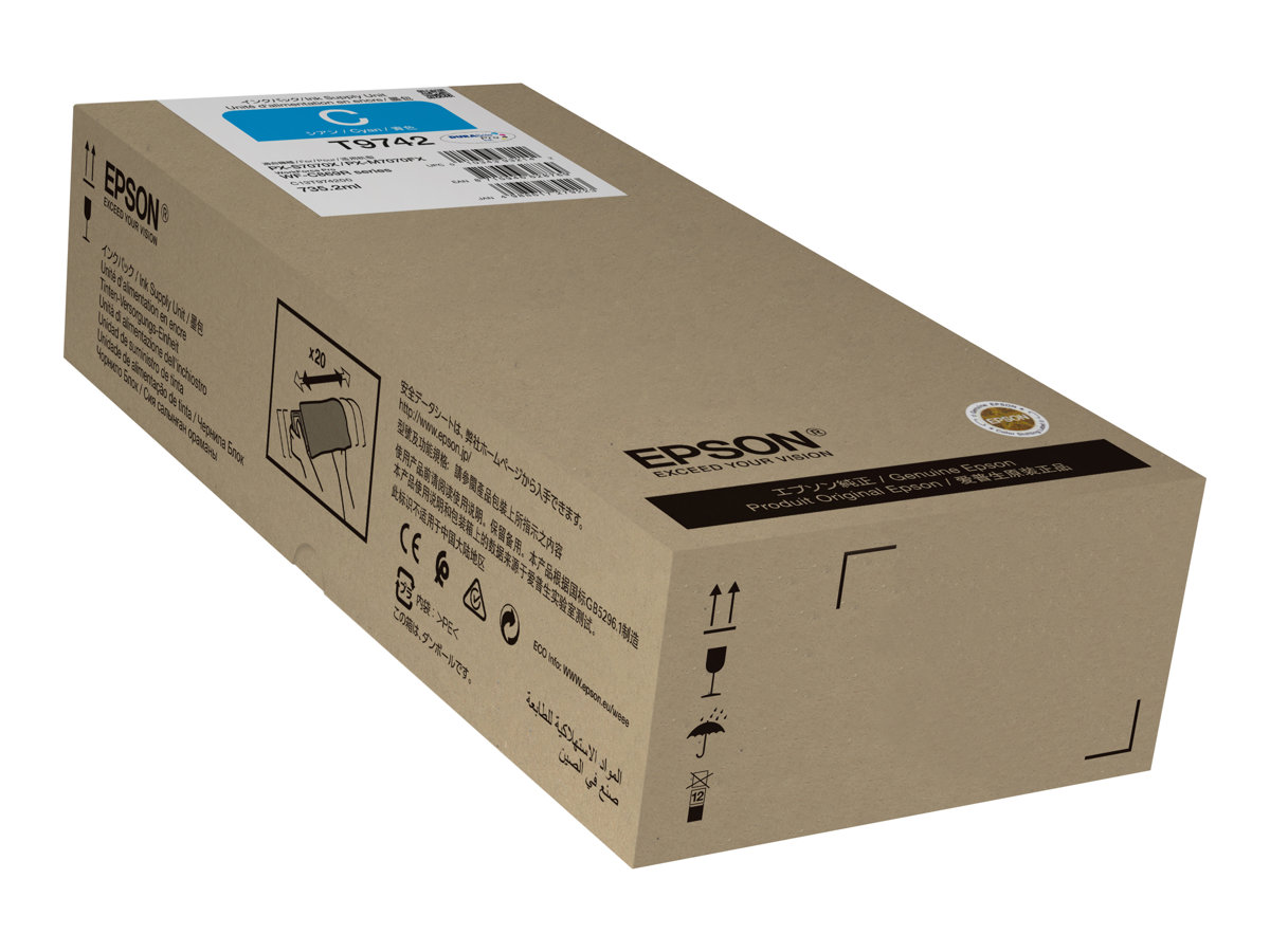 Cartucho de Tinta Epson T9742 Cyan XXL Original - Imagem 3