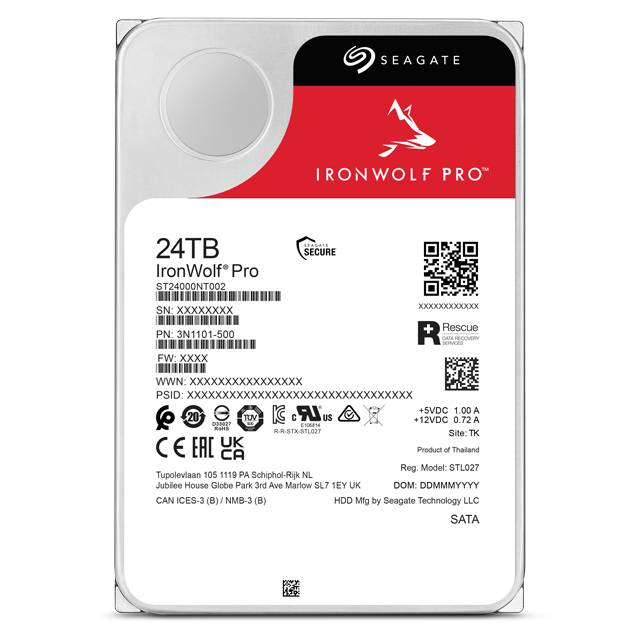 Disco Rígido NAS Seagate IronWolf Pro 24TB 3.5" 7200rpm 512MB SATA 6Gb/s ST24000NT002 - Imagem 9