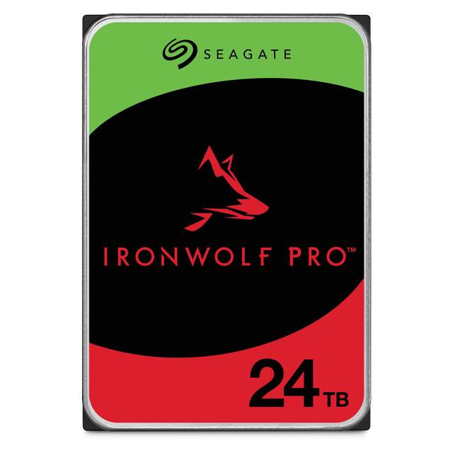 Disco Rígido NAS Seagate IronWolf Pro 24TB 3.5" 7200rpm 512MB SATA 6Gb/s ST24000NT002