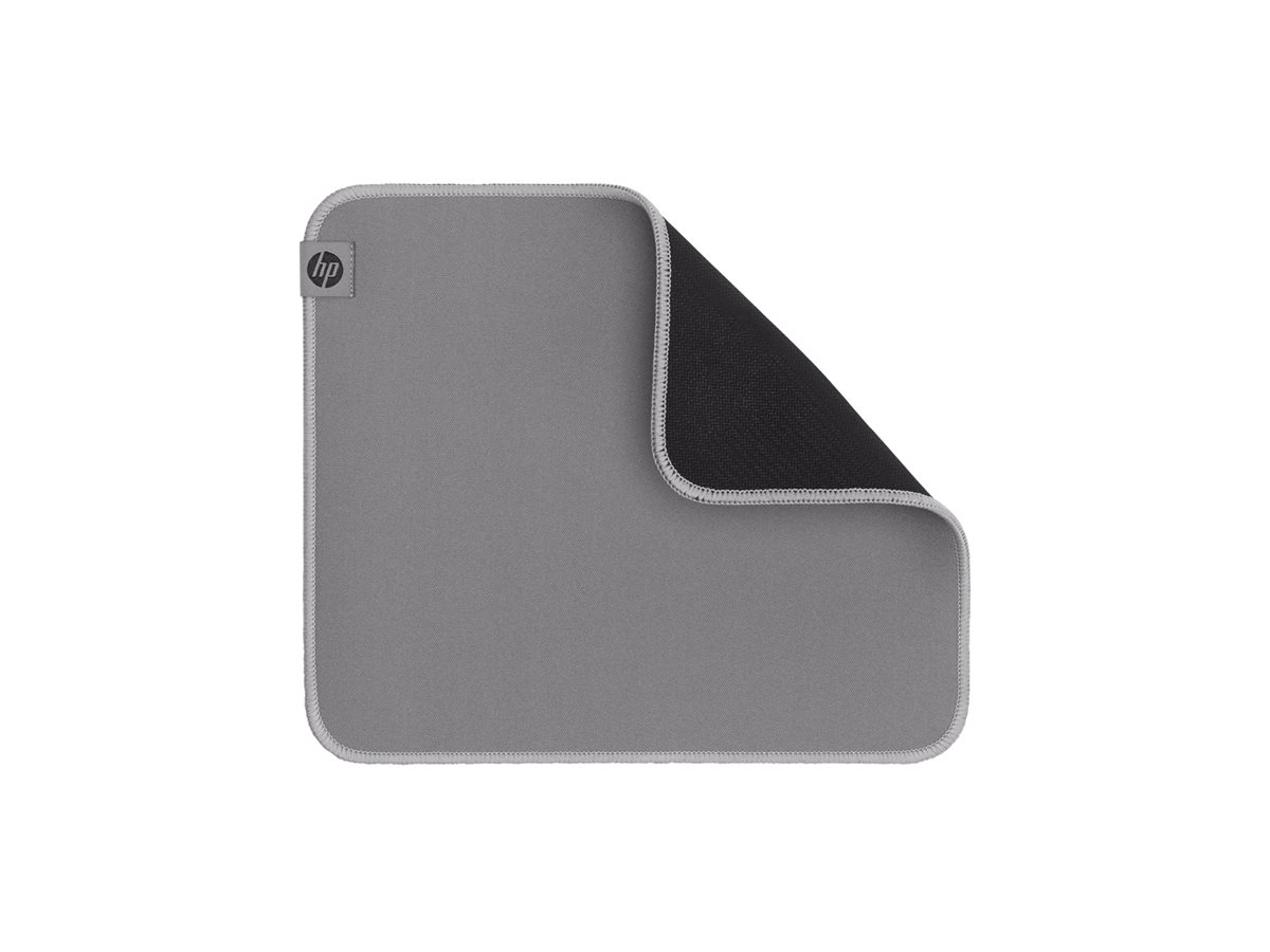 Tapete de Rato HP 100 Sanitizável 23x20cm Cinza em Poliéster Reciclado