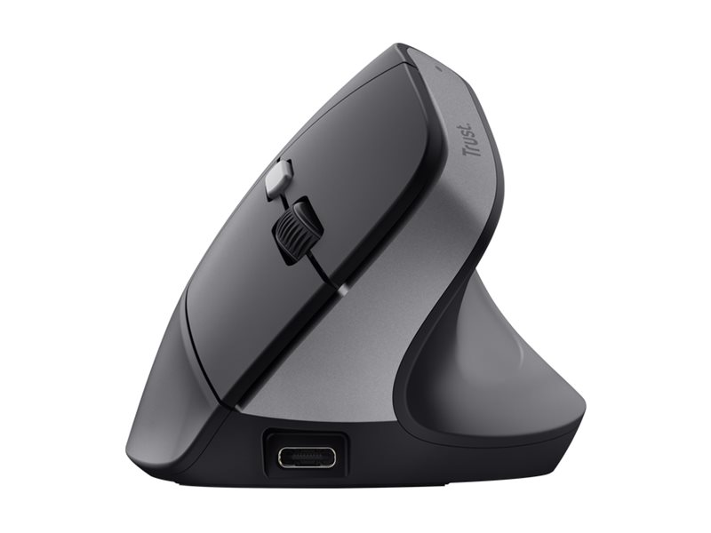 Rato Ergonómico Trust TM-270 Sem Fios 2.4 GHz Óptico 6 Botões Receptor USB Preto Eco - Imagem 4