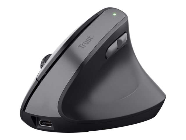 Rato Ergonómico Trust TM-270 Sem Fios 2.4 GHz Óptico 6 Botões Receptor USB Preto Eco - Imagem 2