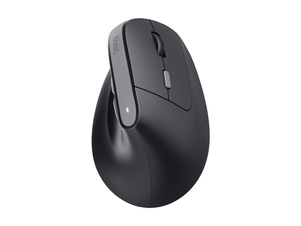 Rato Ergonómico Trust TM-270 Sem Fios 2.4 GHz Óptico 6 Botões Receptor USB Preto Eco - Imagem 5