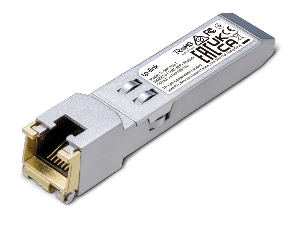 TP-Link TL-SM5310-T V1 - Módulo de transceptor SFP+ - 10GbE, 5GbE, 2.5GbE - 100Base-TX, 1000Base-T, 10GBase-T, 2.5GBase-T, 5GBase-T - até 30 m - para JetStream TL-SG3452XP V1 - Imagem 4