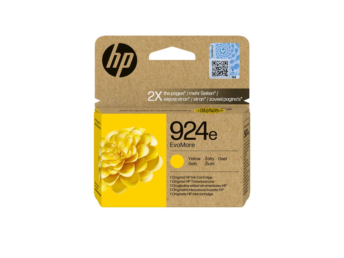 Tinteiro HP 924e EvoMore Original Amarelo - Imagem 3