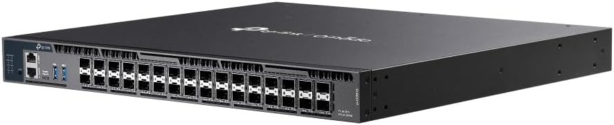 Switch TP-LINK Omada SX6632YF 26 Portas SFP+ 10G + 6 Portas SFP28 25G Gestão L3 Empilhável