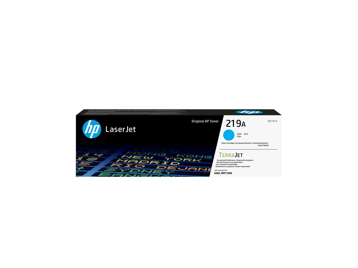 Toner HP 219A LaserJet Cyan Original