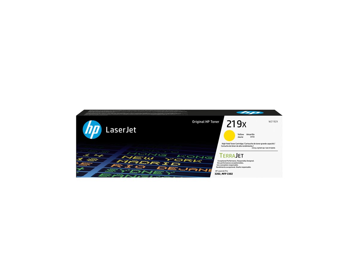 Cartucho Toner HP 219X Amarelo Alto Rendimento - Imagem 2