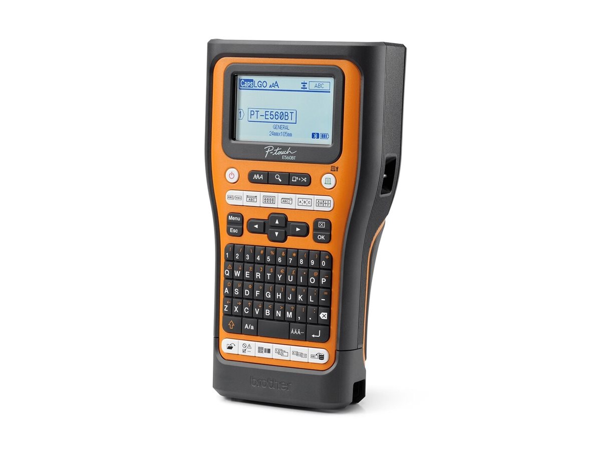 Etiquetadora Brother P-Touch PT-E560BTVP Preto Laranja - Imagem 3