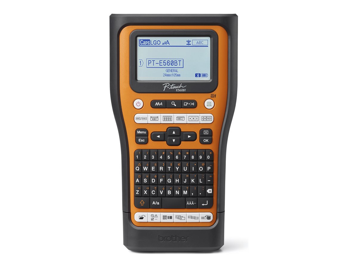 Etiquetadora Brother P-Touch PT-E560BTVP Preto Laranja - Imagem 2